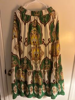 Skirt green/brown