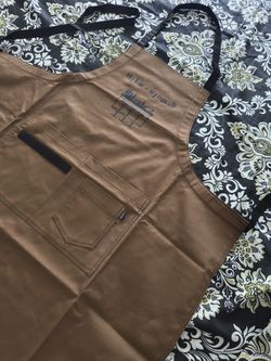 New Brown Apron with Pocket