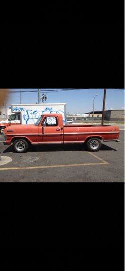 Vintage Ford F-100 Long Bed Pickup Truck