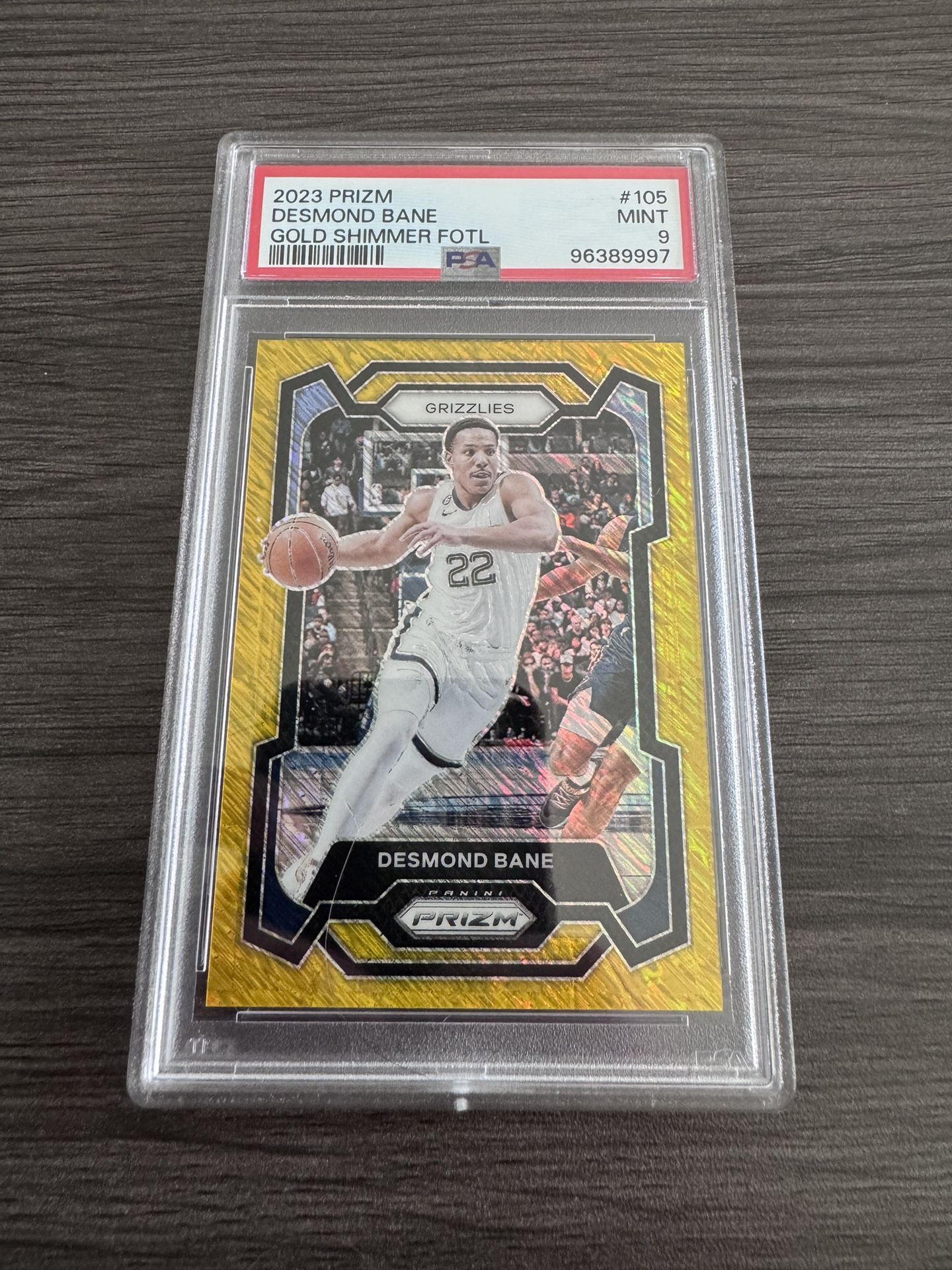psa 9 desmond bane /10 gold shimmer