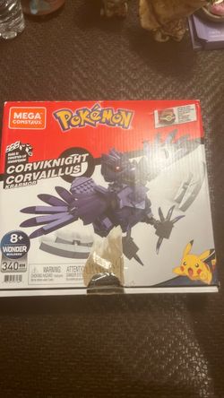 MEGA Construx Pokemon CORVIKNIGHT CORVAILLUS KRARMOR Building Set 340 pcs Bloks