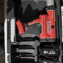 Used Ridgid RP 210 Compact Press Tool (NO JAWS)