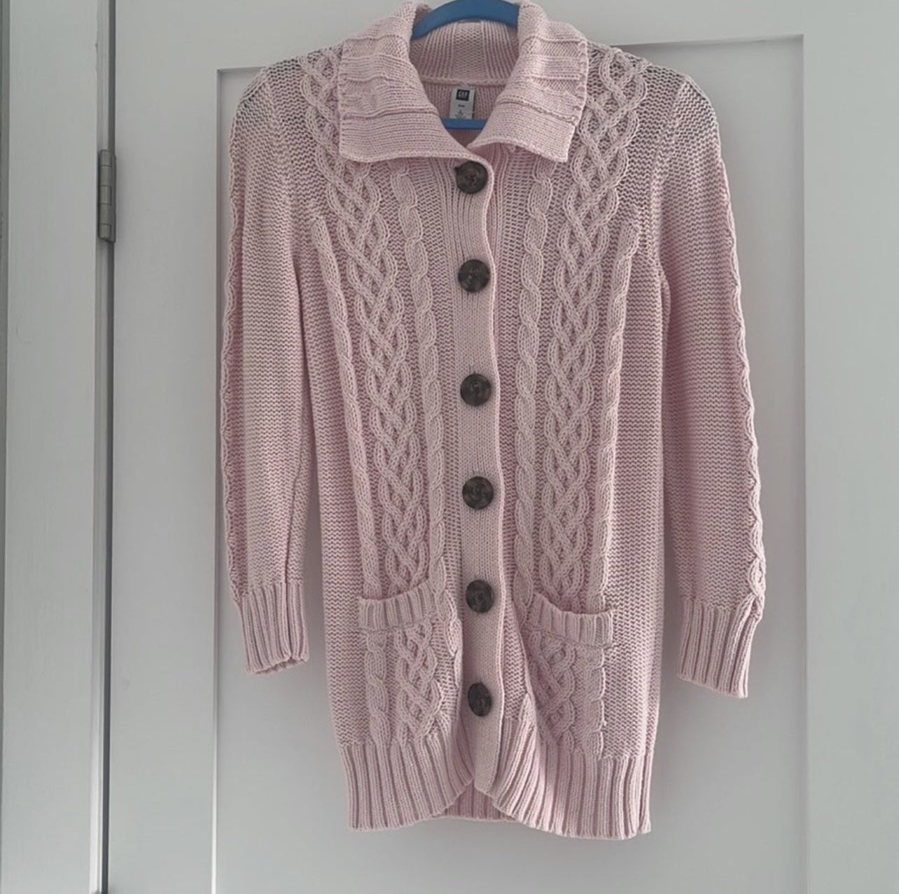 Pink Knitted Cardigan