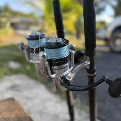 2 Chaos rods W/ Shimano 14000 Reels- Vert jig Set Up