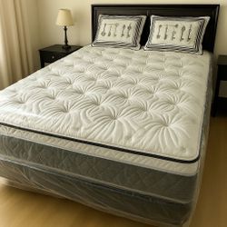 King Size Mattress 14” Inches Thick Pillow Top New From Factory  Excellent Comfort Also Available: Twin, Full And Queen Same Day Delivery 