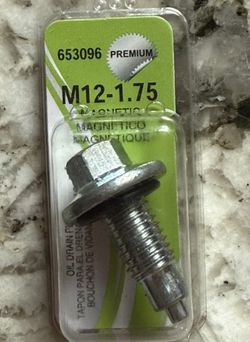 Needa A-18 Oil Drain Plug - 653096  M12-1.75 Silver