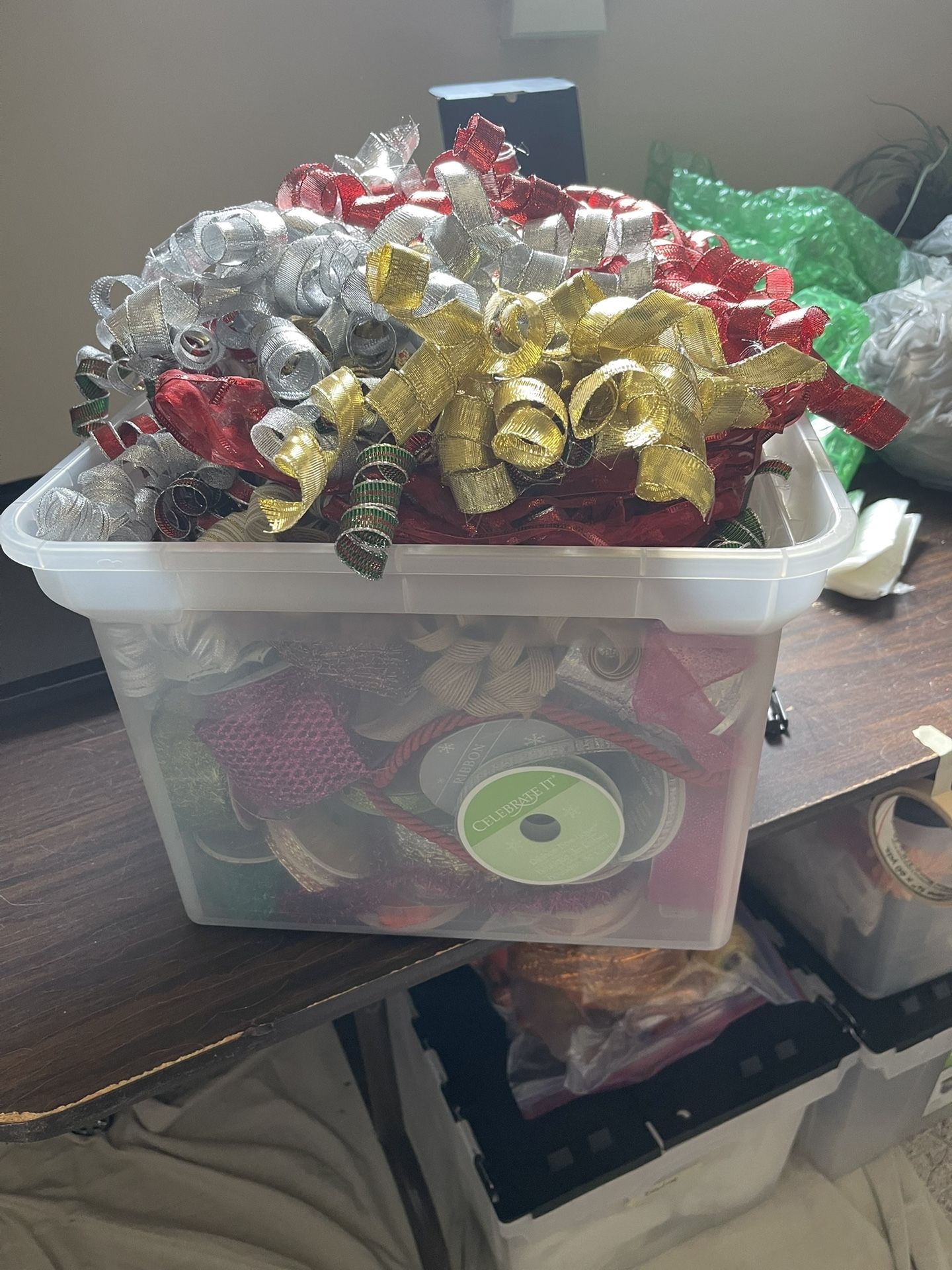 Bin Of Ribbons