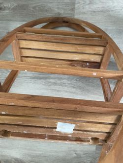 Teak Shower Caddy Aqua