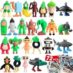 96PCS Italian Brainrot Toys & Card (Blind Boxes), Tralalero Tralala Action Figure Toys - Perfect Collection for Fans