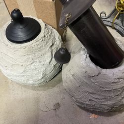 Table top torches / candle