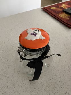 Halloween cookie jar