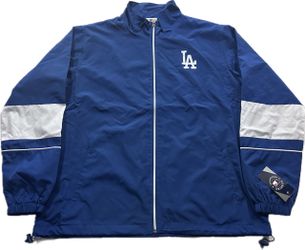 Fanatics Los Angeles Dodgers Full Zip Windbreaker Jacket Mens LT Large Tall New