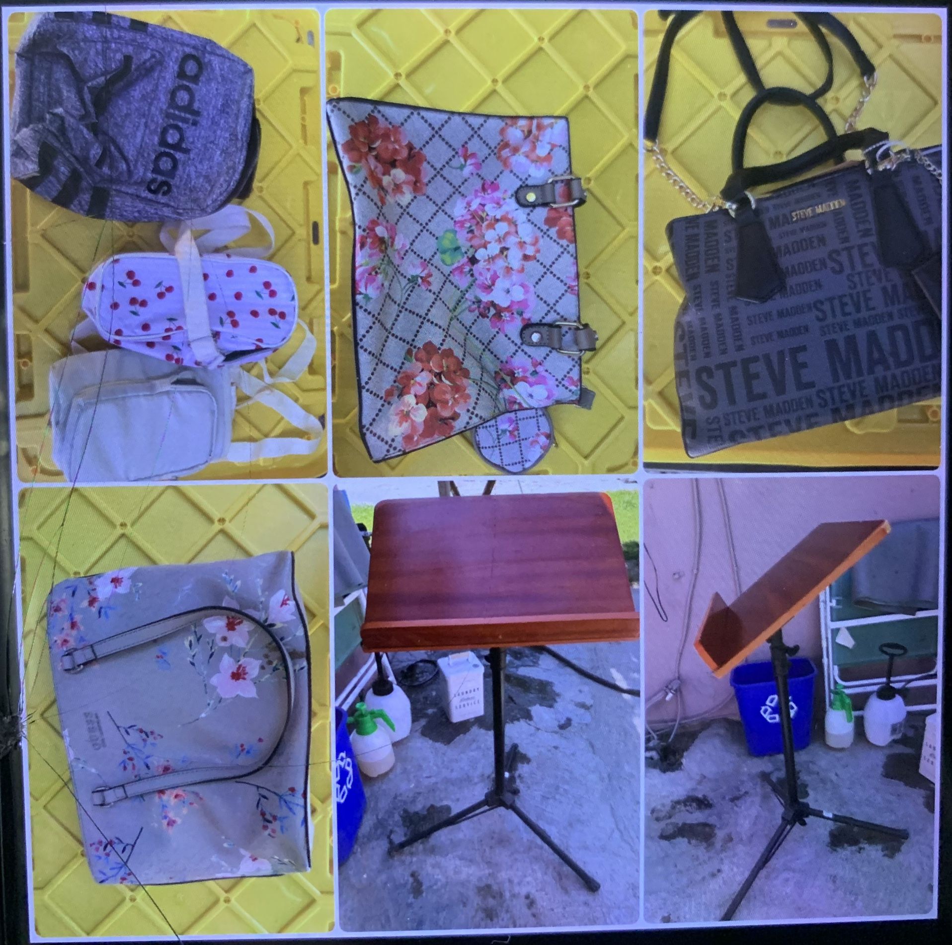 Bags And Music Stand