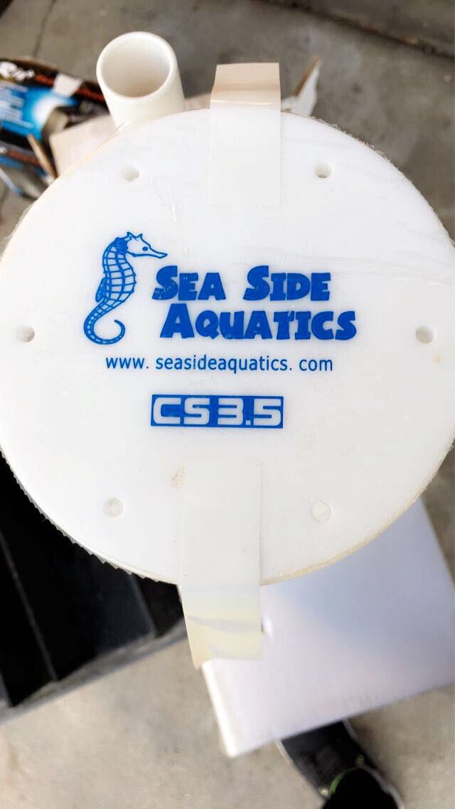 Sea Side Aquartics CS 3.5 Skimmer REEF SALTWATER AQUARIUM FILTER FISH