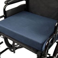 New DMI Polyfoam Wheelchair Cushion Navy 16" X 18" X 3"