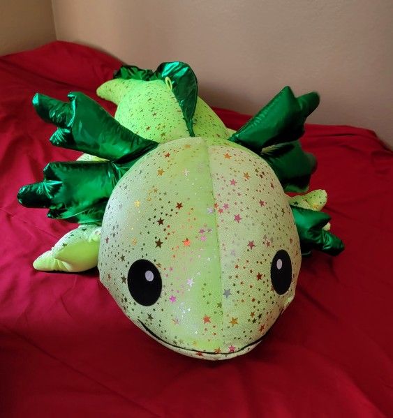 Giant Stuffed Axolotl