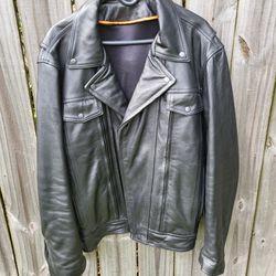 Mens Leather M/C Jacket