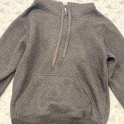 Gray Hoodie – Cotton & Polyester Blend – Size Small