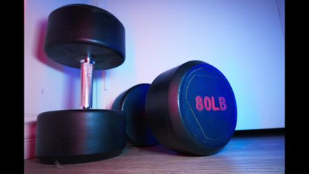 Weights - 80 lb. Dumbells
