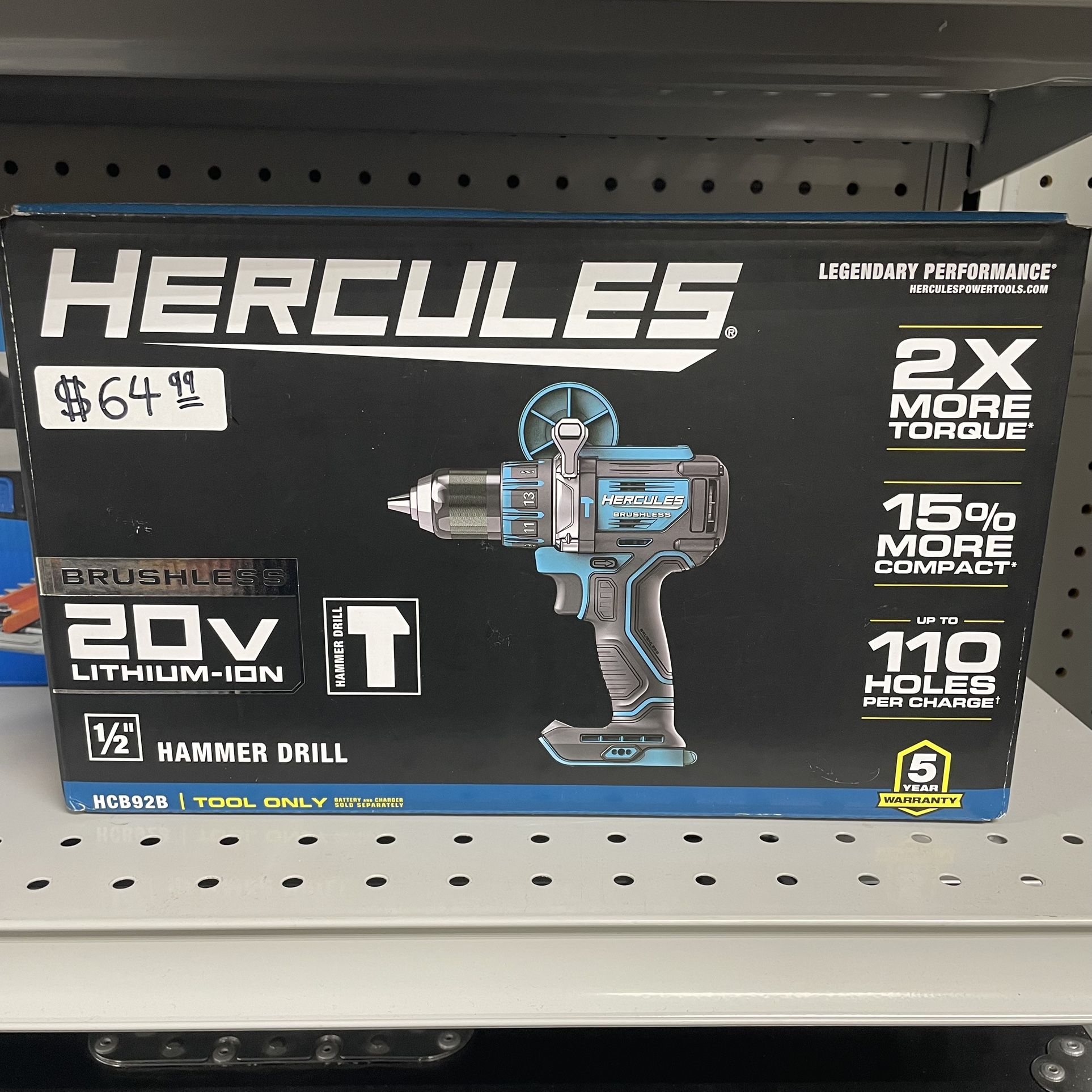 HERCULES 20V 1/2 in. Hammer Drill (Tool only)