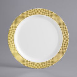 25 - 7" Gold Rim Dessert/Salad Plates
