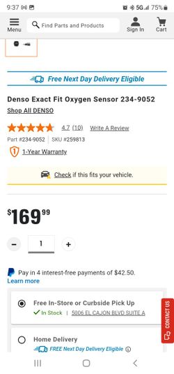 Denso O2 Sensor Part# (contact info removed)