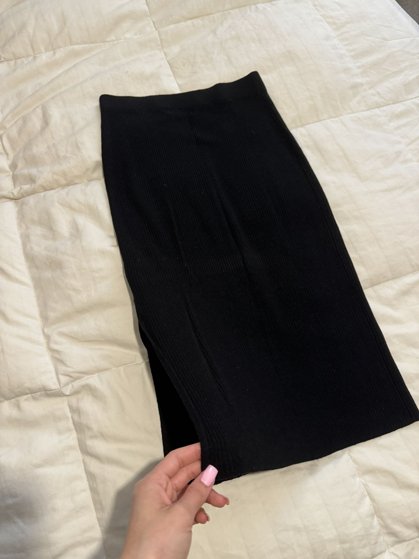 Black Midi Skirt 