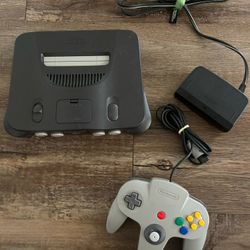 Nintendo 64 W/ Power Cord And Controller Only