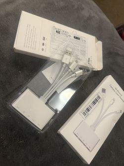 5-in-1 Memory Card Reader, USB OTG Adapter & SD Card Reader for i-Phone/i-Pad, USB C and USB A Devices with Micro SD & SD Card Slots, Supports SD/Micr