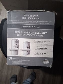 SCHLAGE LIGHT COMMERCIAL FLEX LOCK