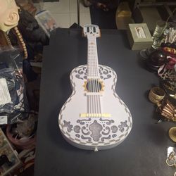 Disney Pixar Coco Interactive Toy Guitar - Lights, Sounds & Chords Works Great