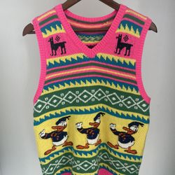Gucci runway Donald Duck sweater vest 