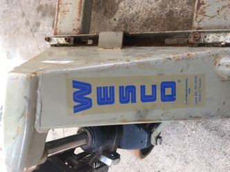 Wesco pallet jack