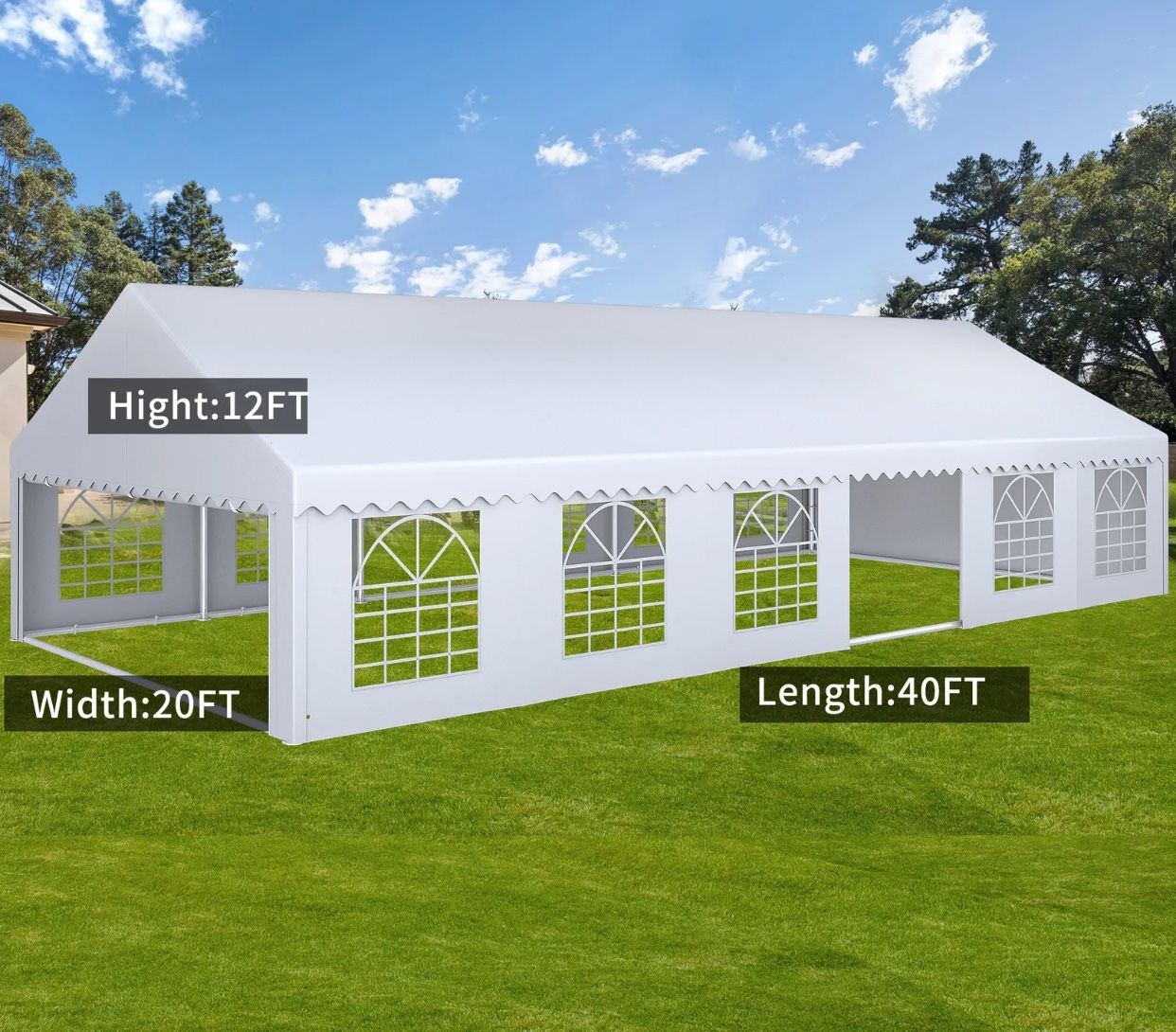 20’ X 40’ Canopy Party Tent