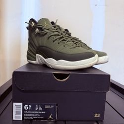 Jordan 12 CP3 Olive - Size 6.5Y