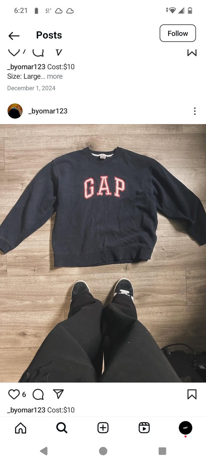 Long Sleeve Navy Blue