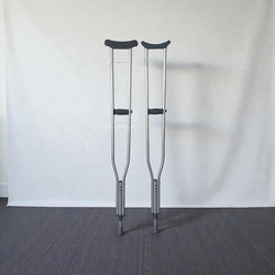 Cardinal Health Tall Adjustable Aluminum Crutches (5'10" - 6'6")