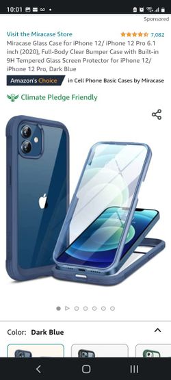 Miracase Glass Case for iPhone 12/ iPhone 12 Pro 6.1 inch (2020)