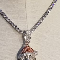 925 Sterling silver Tenesee Chain And Charm