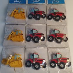 Holidays Living Play Tractor Christmas Ornament - Lot of 9, $2.00 each