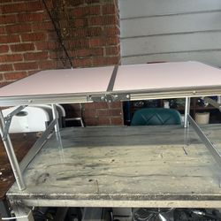 Folding Table,3FT Aluminum Folding Picnic Table