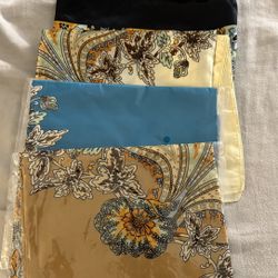Silky Scarfs, Headbands 