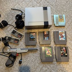 NES Console with Games - Refurbished - Zelda, Super Mario Bros 1 and 2