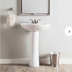 AquaSource pedestal sink NEW IN BOX