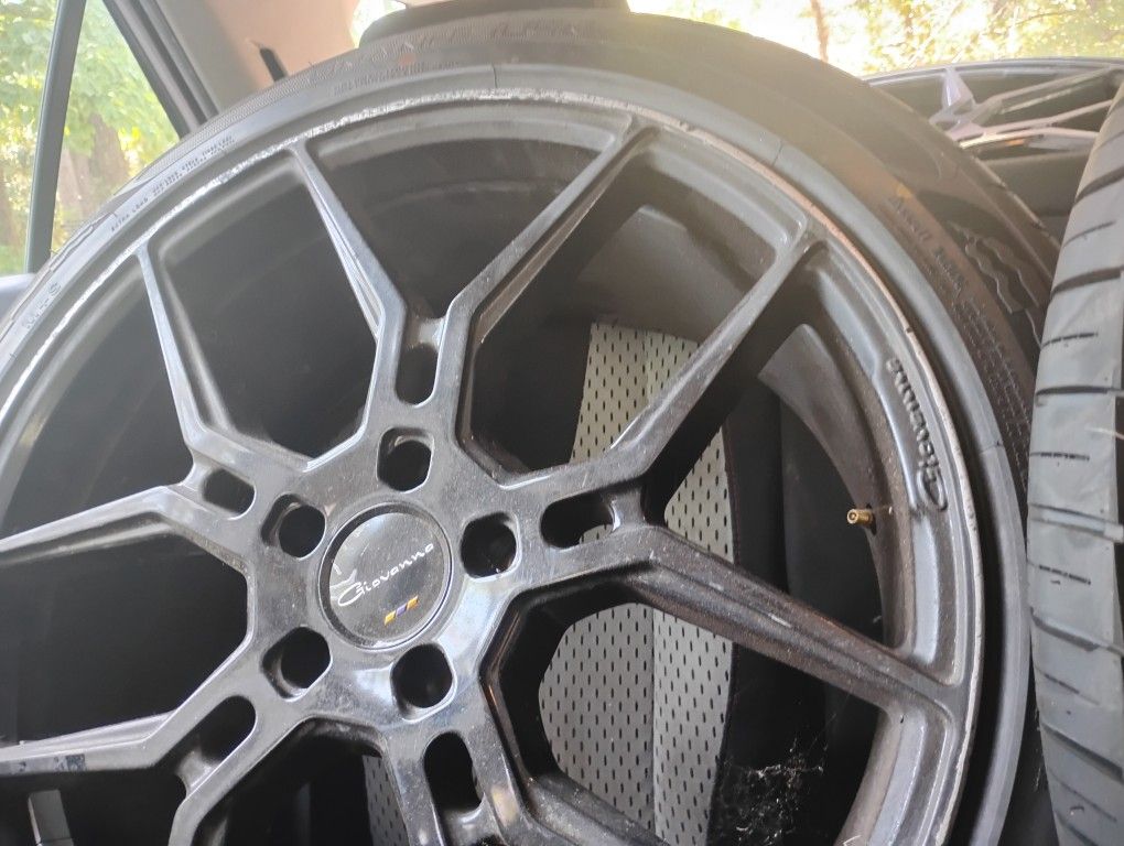 Four 245/ 45/ 20.     On Giavanna Rims