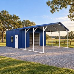 20’ x 30’ Shed Gal Combo Building | Just $1,000 Down