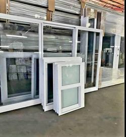 White Vinyl Windows Assorted Sizes