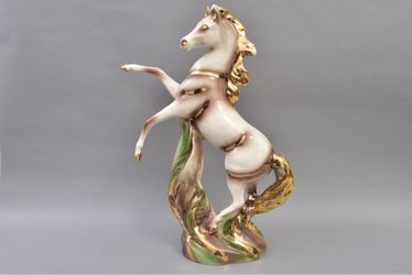 Vtg Mid Century Marcia of California Large Ceramic Horse Statue