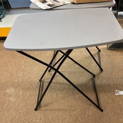 Table Gray Folding Cóctel Table