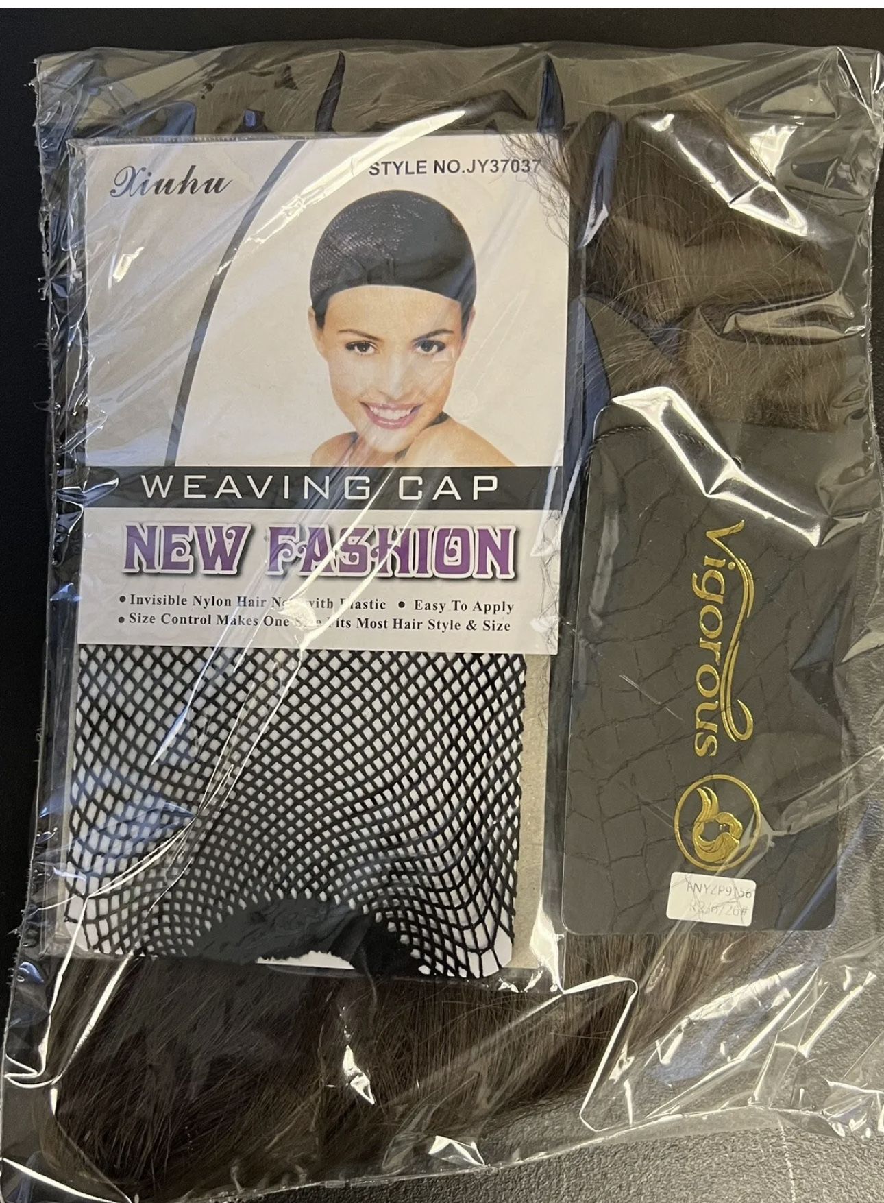 New Fashion Weaving Cap Cool Mesh Style JY37037 Dark Brown WIG